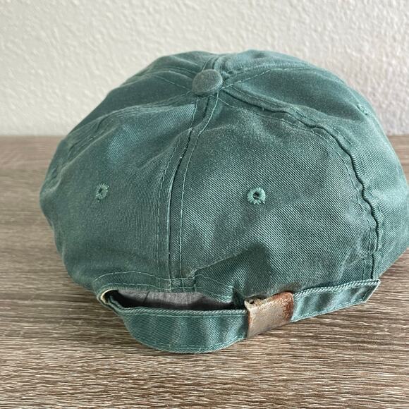 Vintage Charleston SC Baseball Cap Green Brown Adjustable Strapback Hat Headwear - Picture 10 of 12